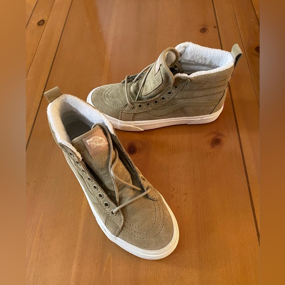 🍁FALL SALE🍁 Vans SK8-Hi MTE in Khaki High Top Skate Shoe - Picture 12 of 12